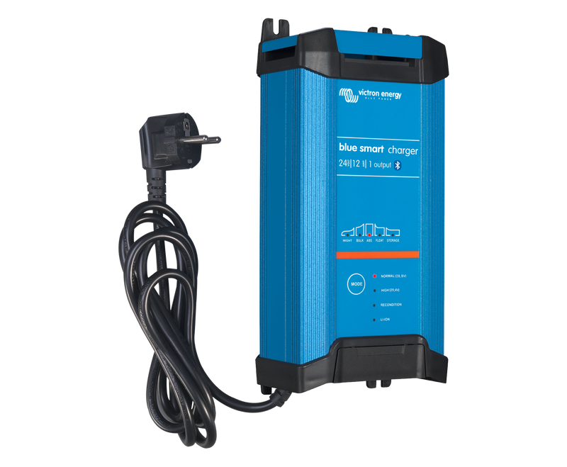 Effektiva batteriladdare. Litium- eller blybatterier; 12, 24 eller 48 volt. Vi har laddare som täcker alla behov, marint eller för bilen/husbilen.
